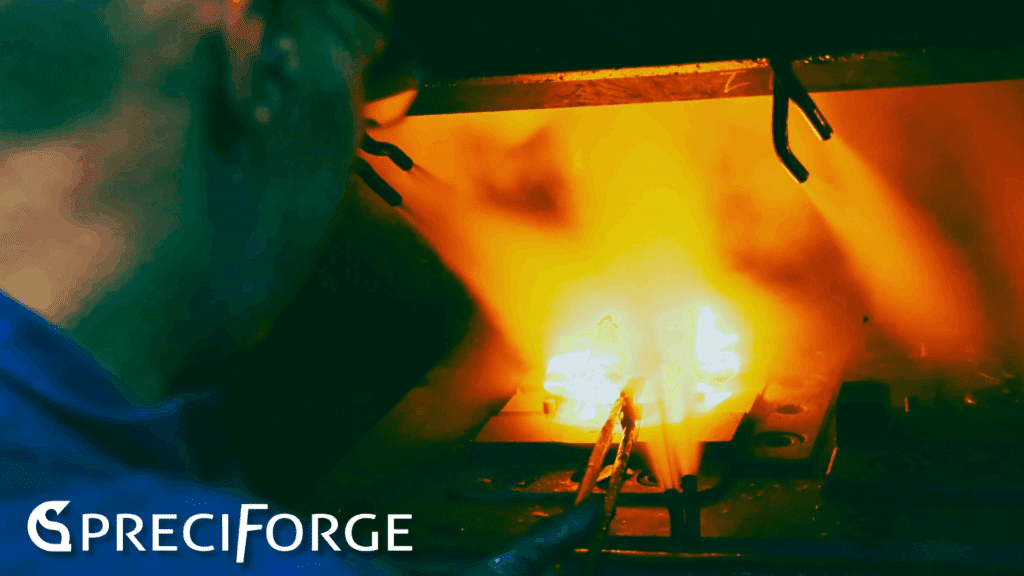 Preciforge estampage sur presse 1600T